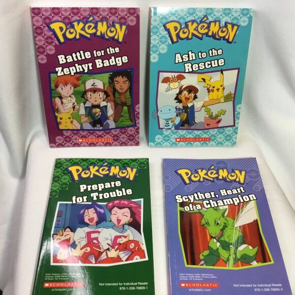 Vintage Pokémon Scholastic Book Lot Of 4 2022 Pokémon Books - Picture 2 of 7